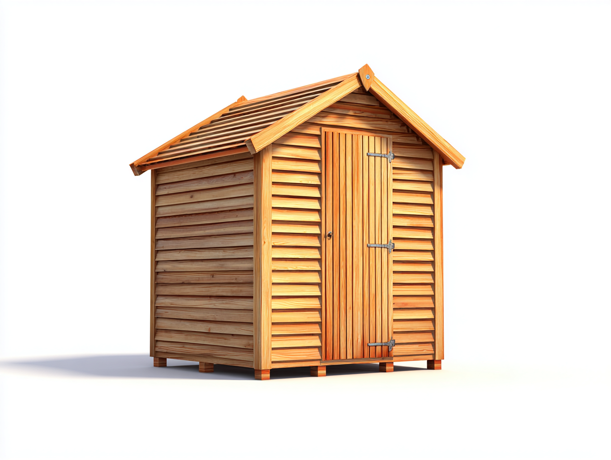 Gartenhäuser Holz 180x140x215 cm Braun Kompaktes Gerätehaus-Hataiadecor