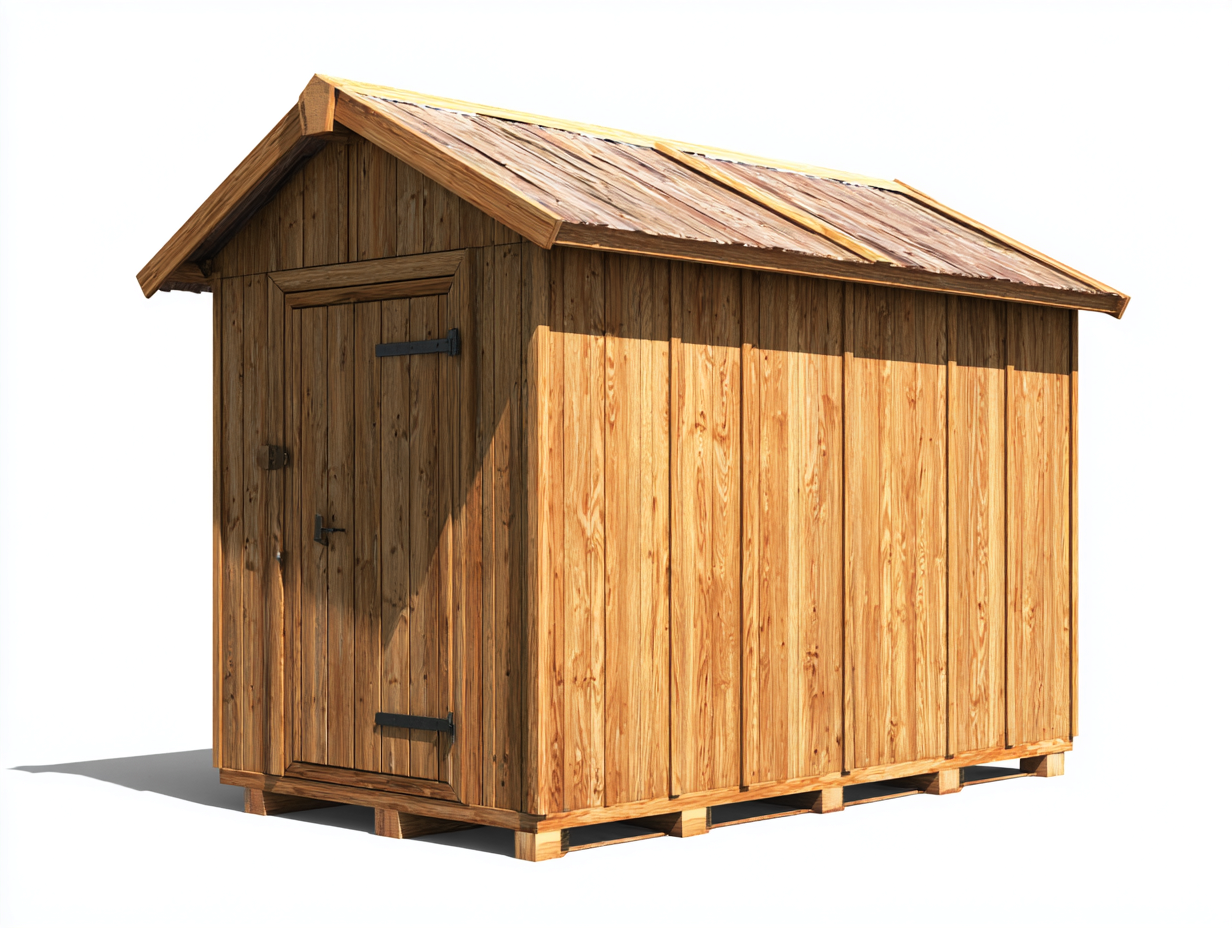Gartenhaus Holz 350x200x220 cm - Originalholz - Klassisches Design-Hataiadecor