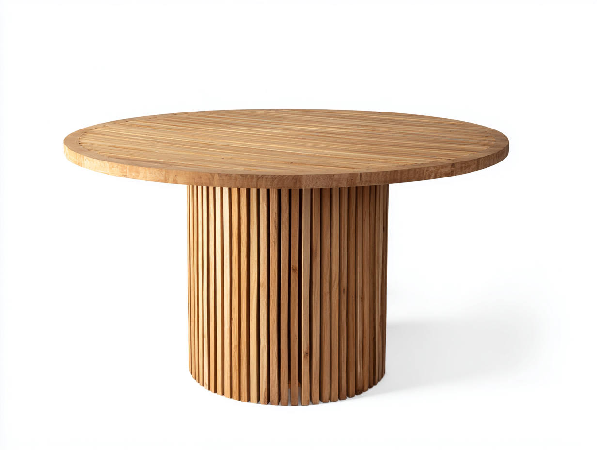 Mesas de jardín madera maciza 140x140x75 cm-Rodiionest