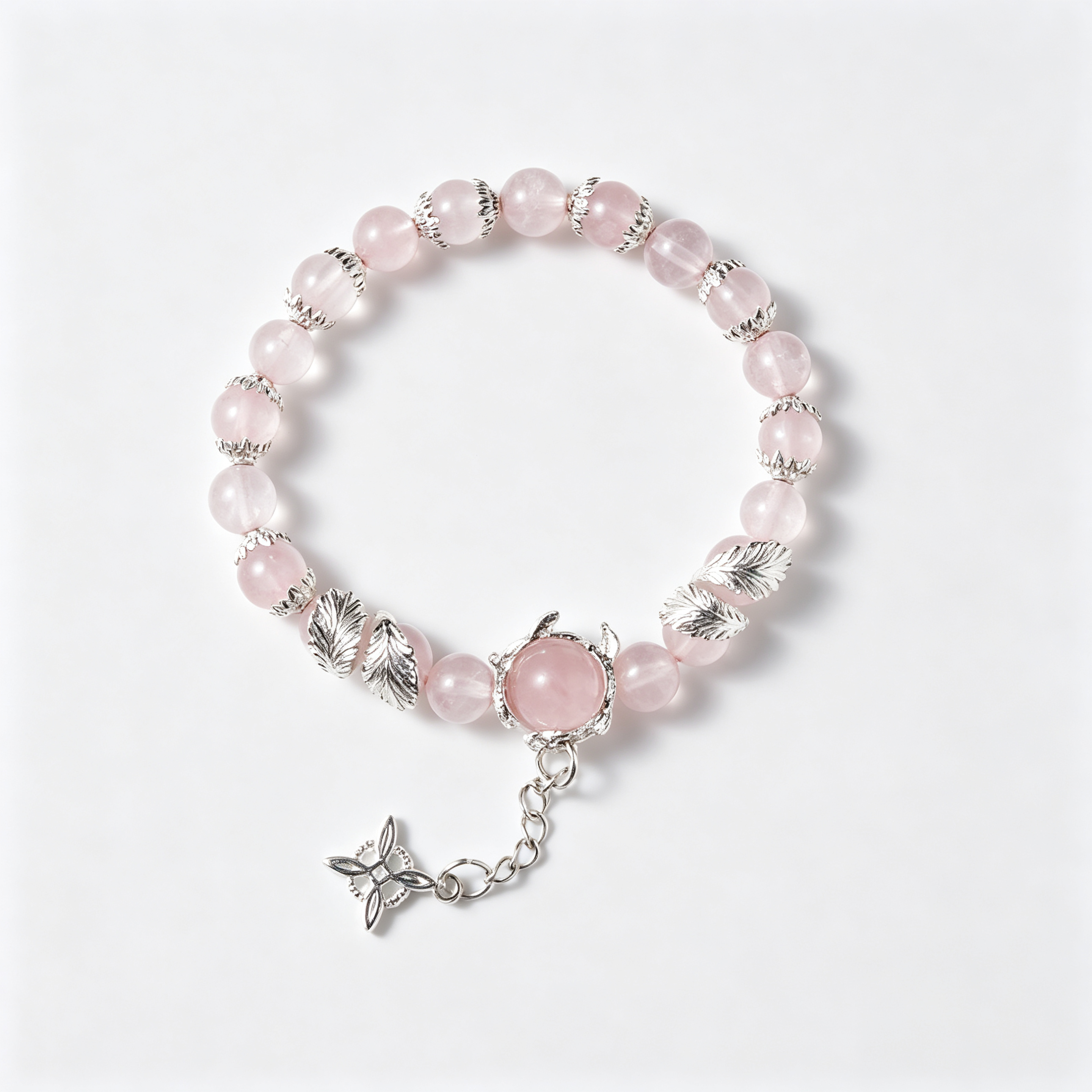 Rose Quartz Crystal Energy Bracelet – Healing 'Stone of Love' Jewellery