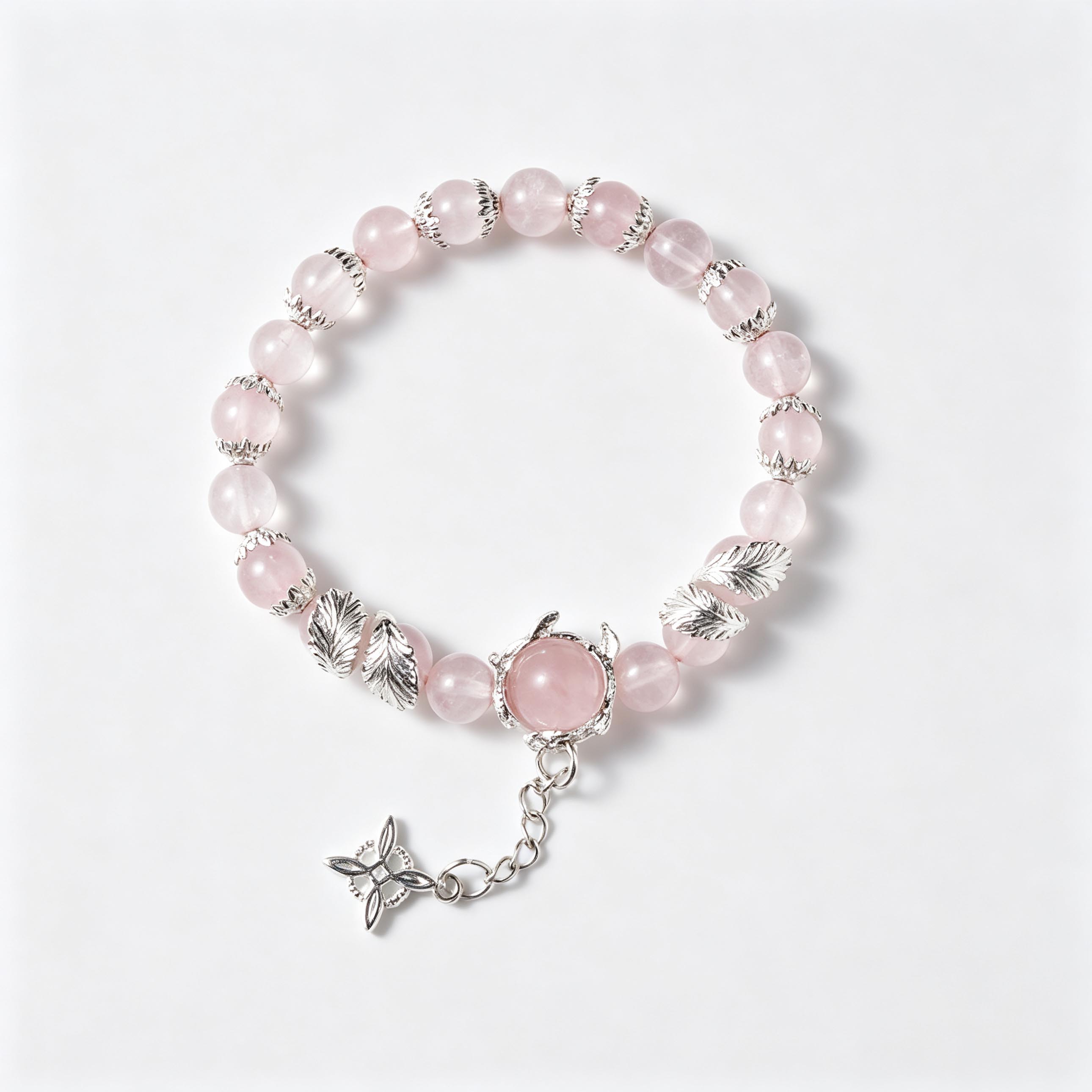 Rose Quartz Crystal Energy Bracelet – Healing 'Stone of Love' Jewellery