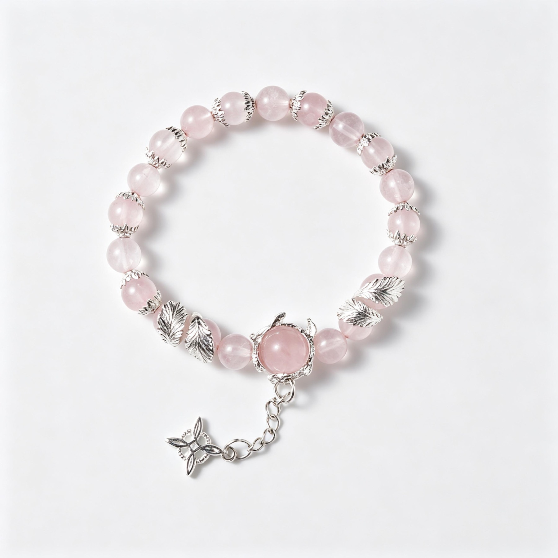 Rose Quartz Crystal Energy Bracelet – Healing 'Stone of Love' Jewellery