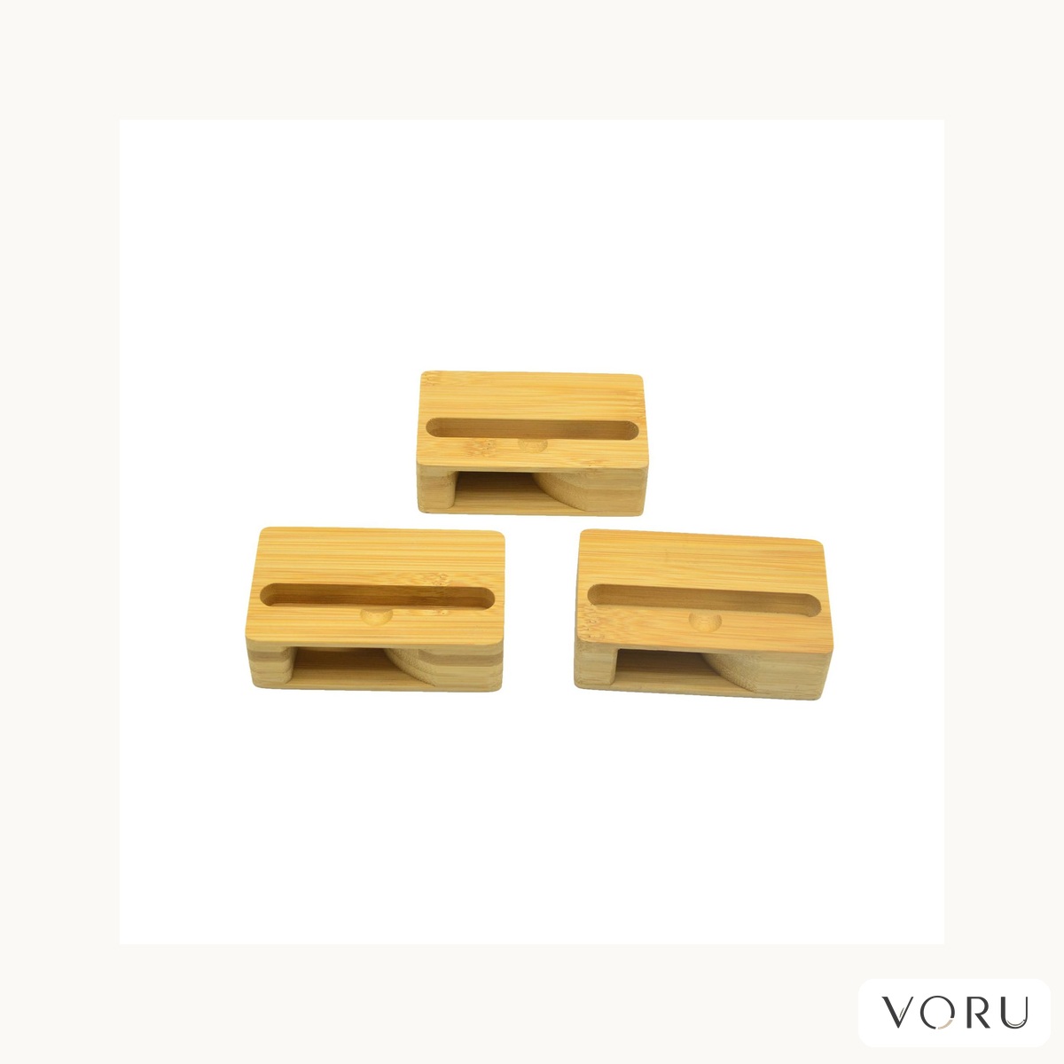 VORU Bamboo Phone Stand