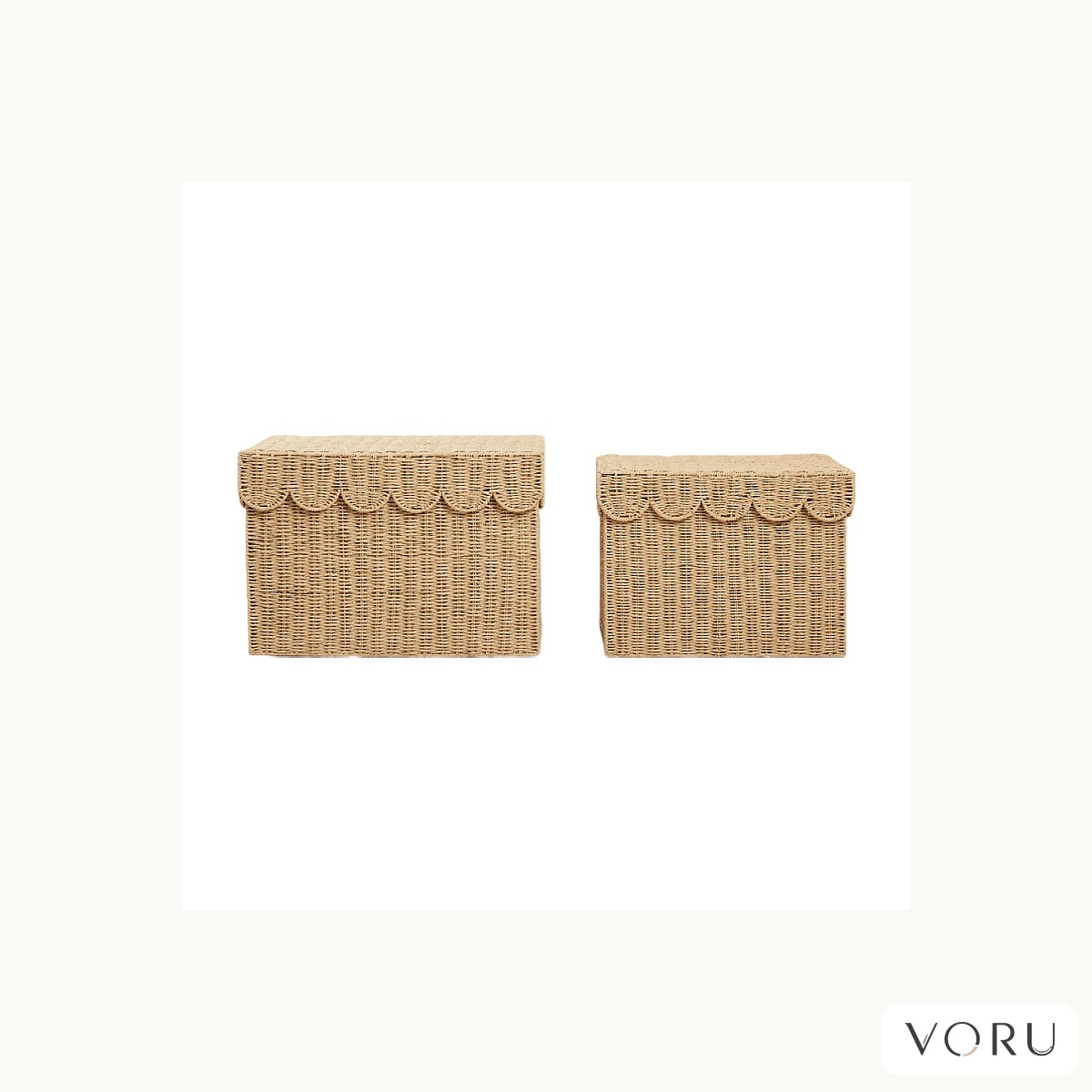 VORU Lidded Paper Rope Storage Box