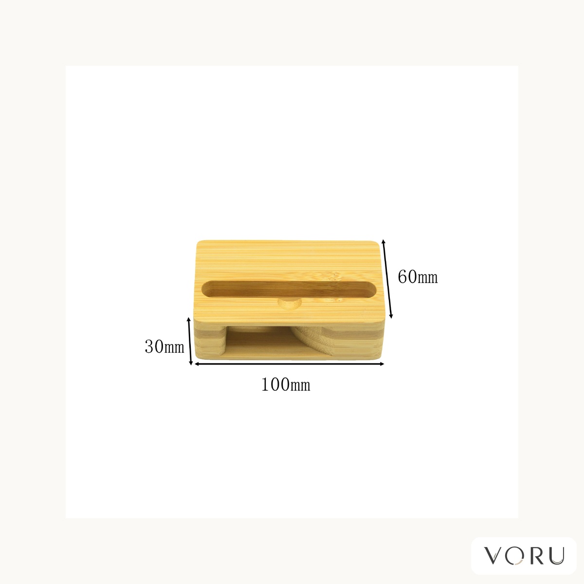 VORU Bamboo Phone Stand