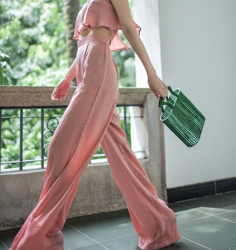 YNSSK Hollow Out Green Acrylic Clutch Model Display