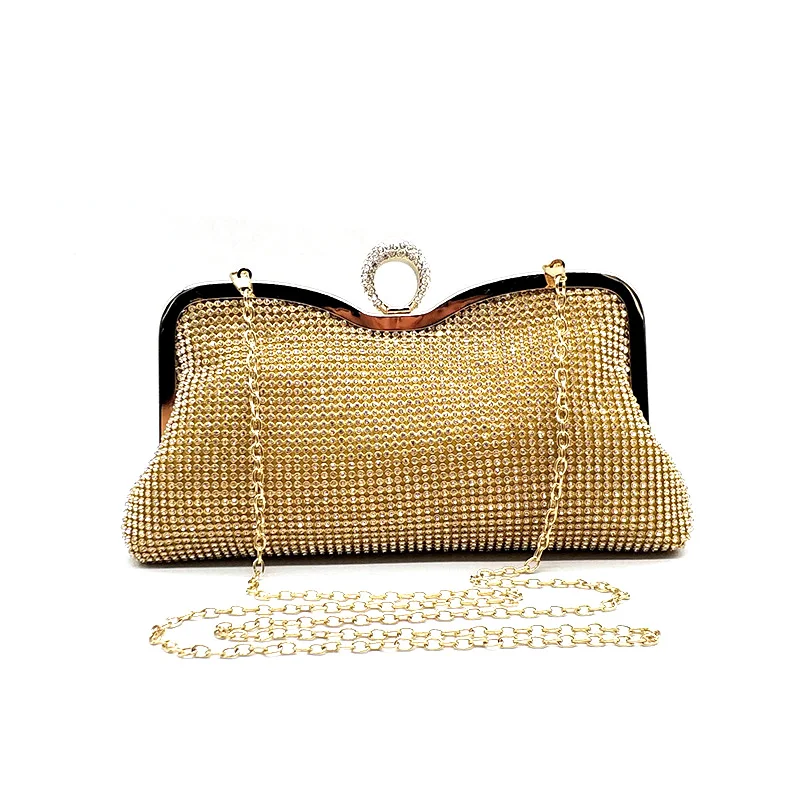 YNSSK Clutch Purse for Wedding Front View