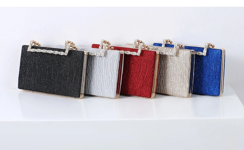 YNSSK Velvet Evening Bag Available Colors Display