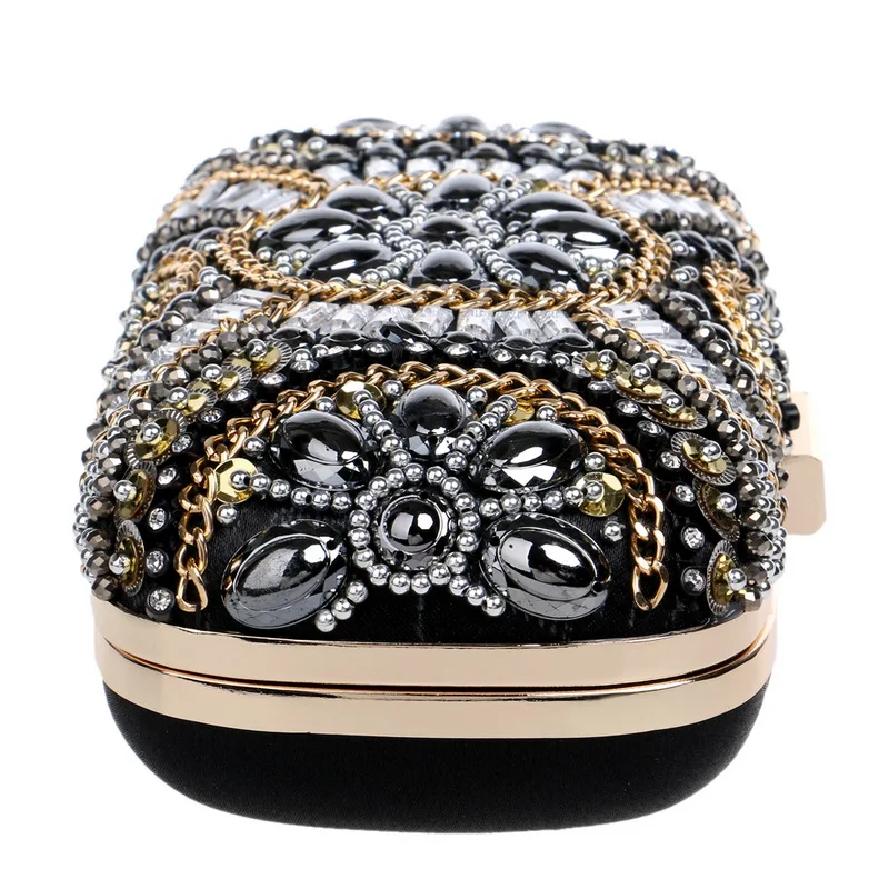 YNSSK Evening Clutch Lying Side View