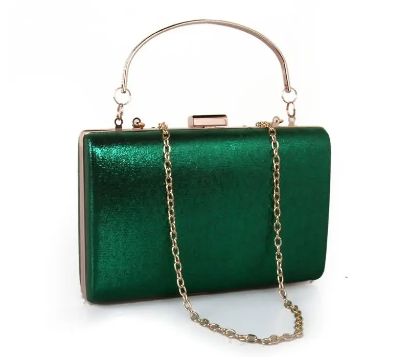 YNSSK Evening Clutches for Weddings Green Back View