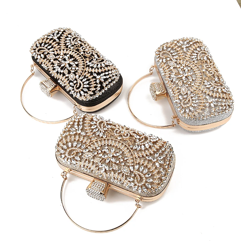 YNSSK Metallic Clutch Bags Available Colors Top View