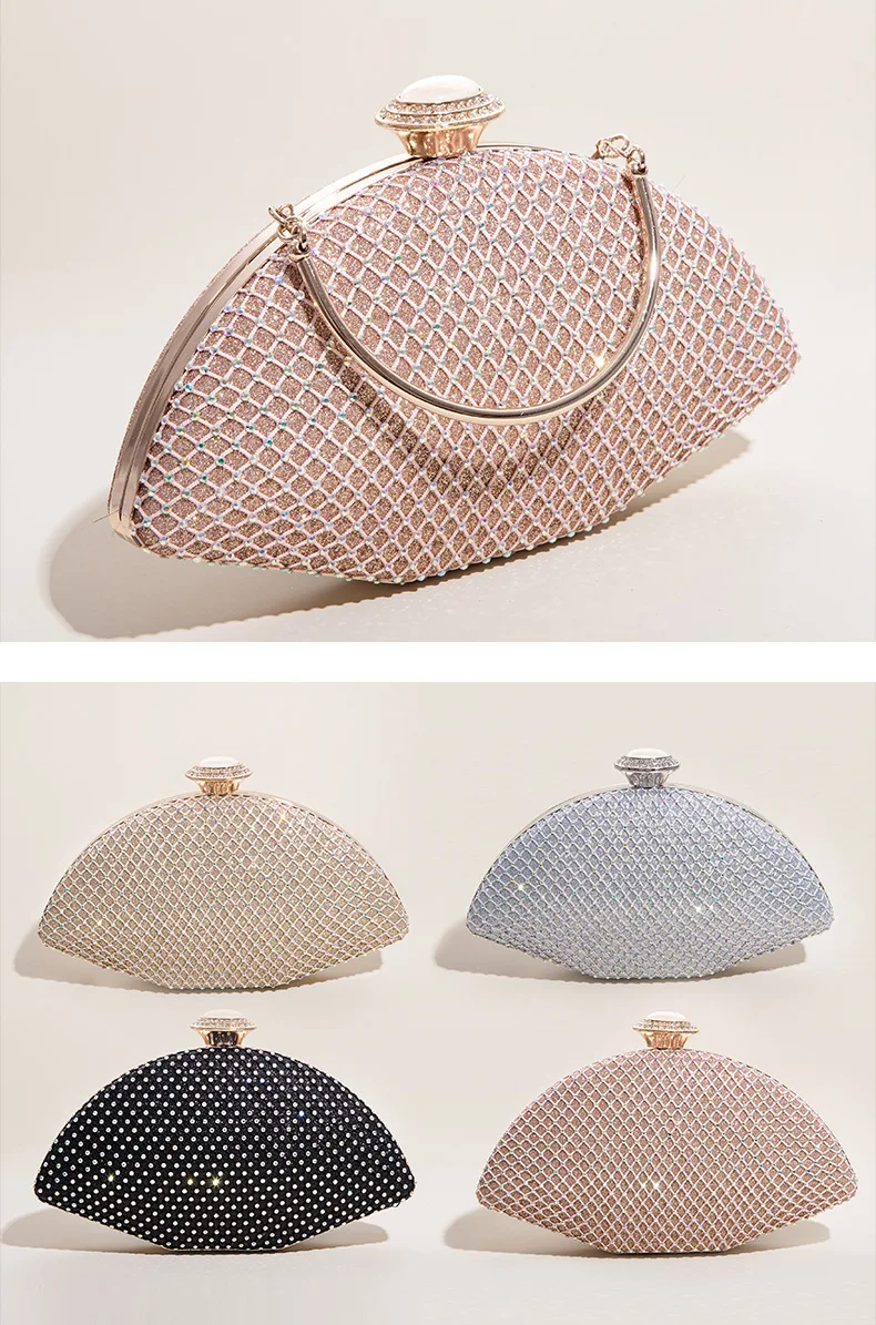 YNSSK Small Sparkling Clutch Bag Available Colors