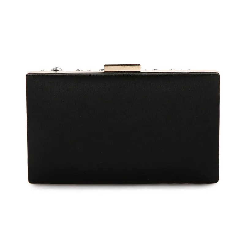 YNSSK Rainbow Crystal Clutch Bag Back View