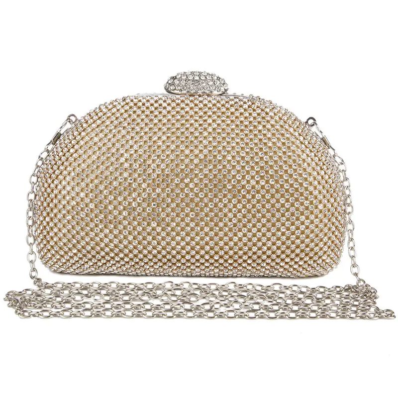 YNSSK Designer Clutch with Chain Front View