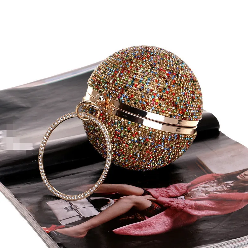 YNSSK Evening Bags For Party Colorful Gold