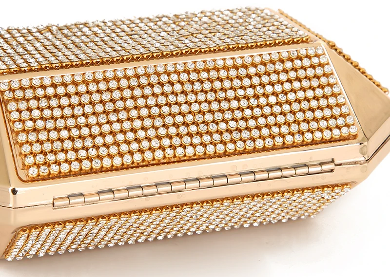 Details of the YNSSK Octagon Hardbox Evening Bag