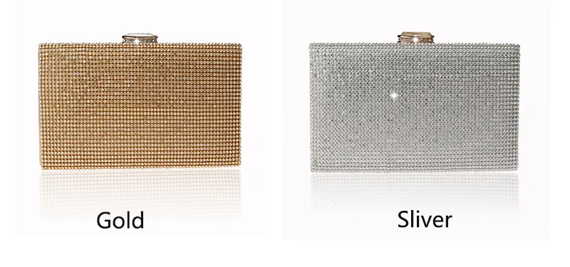 YNSSK Glitter Box Clutch Bag Available Colors