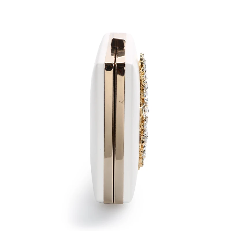 Side View of the YNSSK Luxury Rhinestone Evening Bag