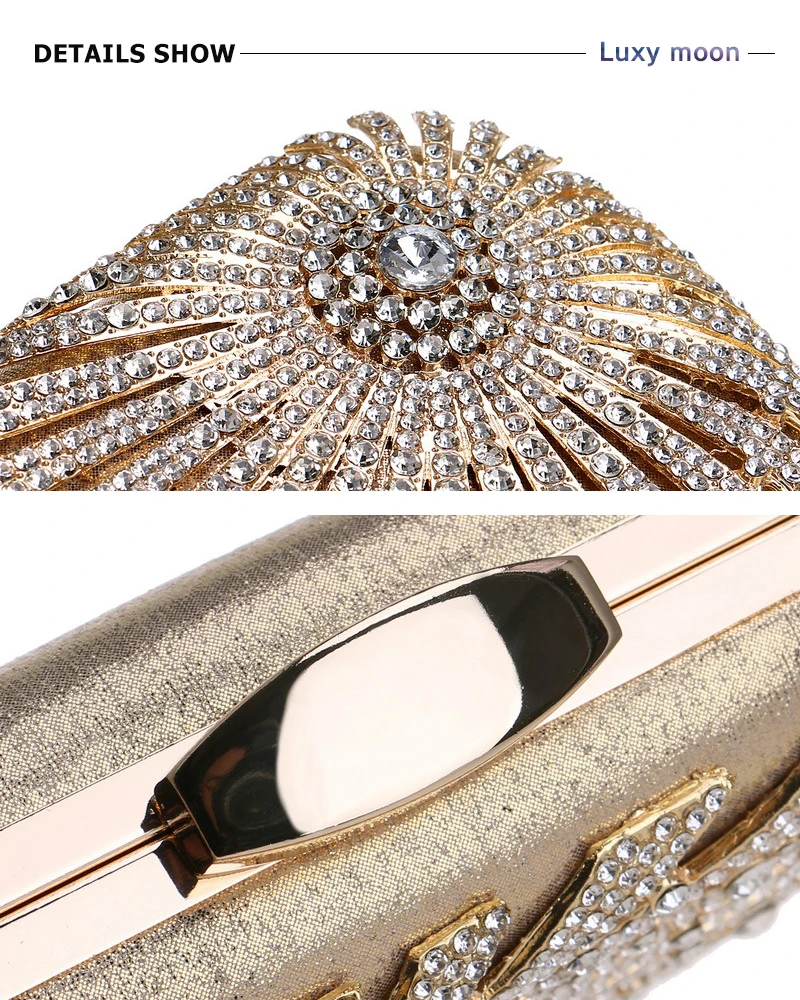 YNSSK Embellished Evening Clutch Detail View