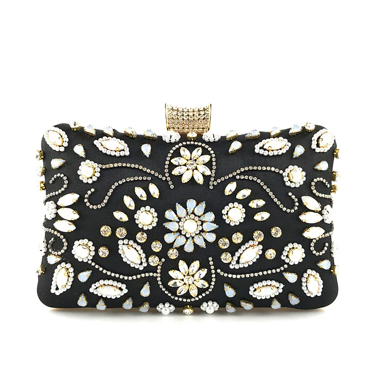 Front view of YNSSK Hand Neaded Stylish Evening Bag