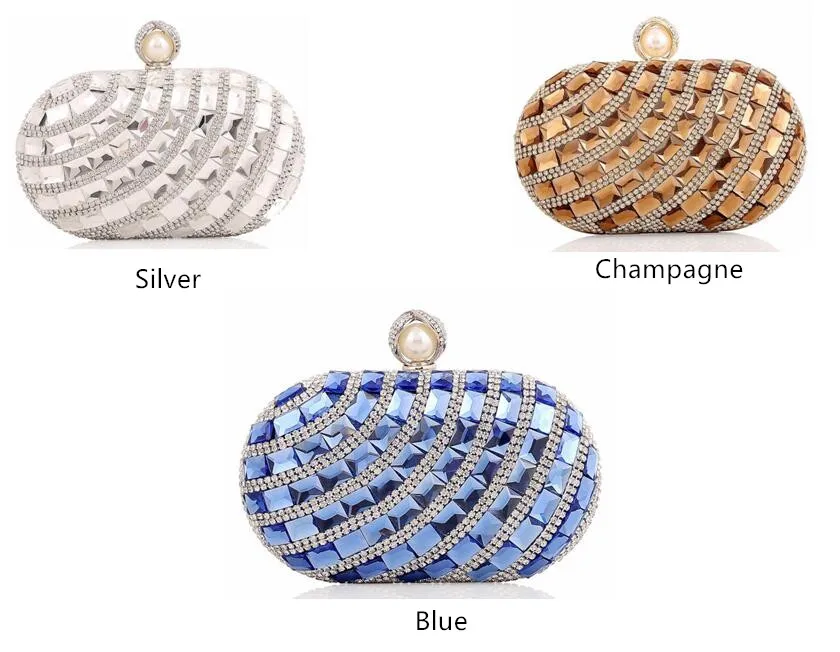 YNSSK Small Crystal Evening Handbag Available Colors