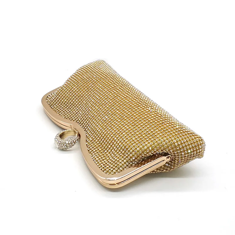 YNSSK Clutch Purse for Wedding Side View