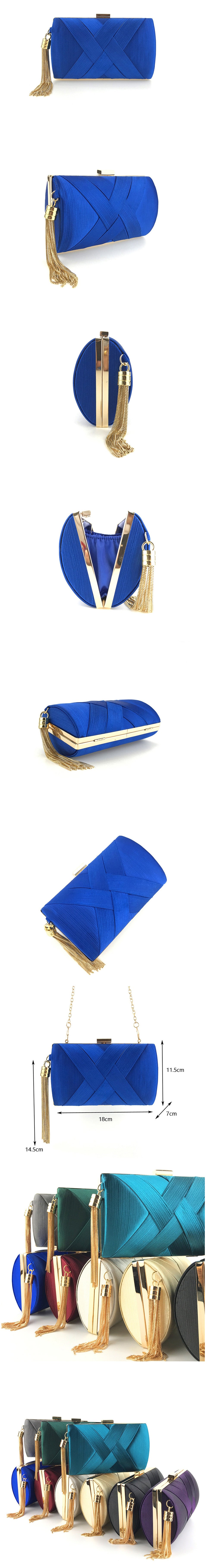 YNSSK Woven Tassel Elegant Clutch Detail View