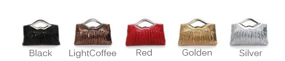 YNSSK Black Clutch Bag With Handle Available Colors