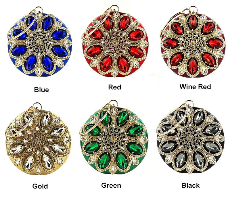 Available Colors of YNSSK Floral Wristlet Clutch Bag
