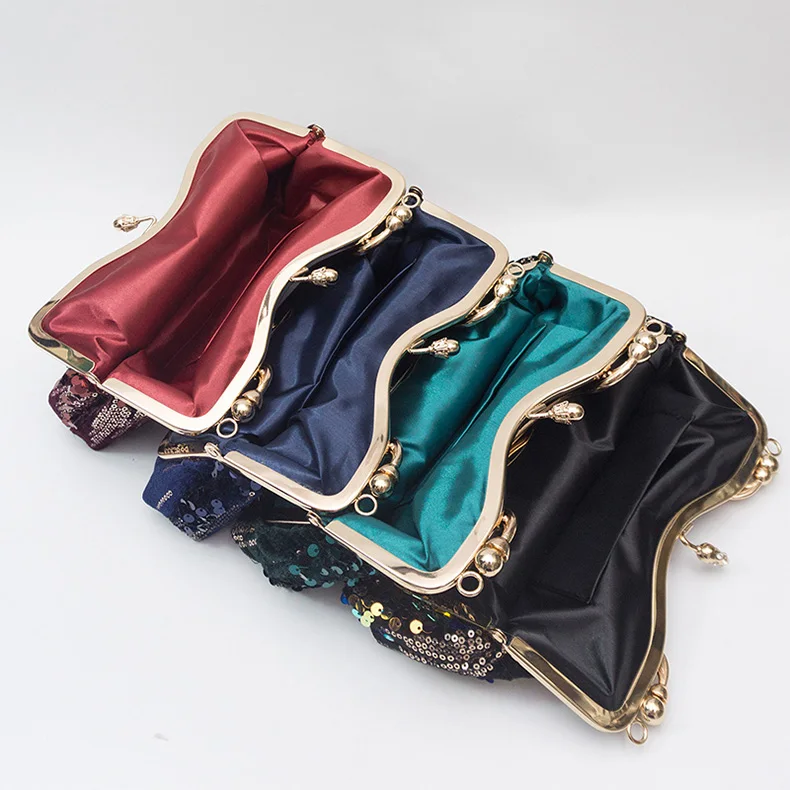 YNSSK Vintage Ladies Evening Bags Inside View
