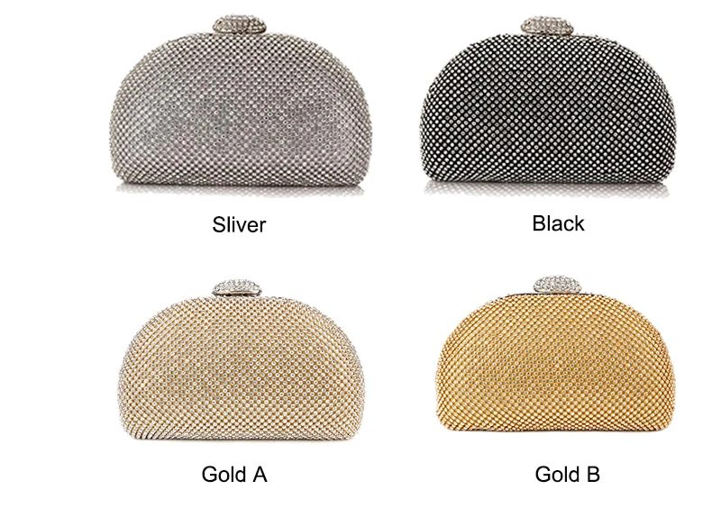 YNSSK Designer Clutch Various Colors Front View
