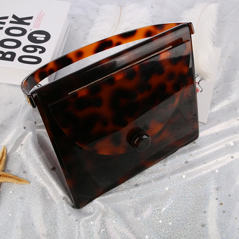 YNSSK Small Tortoise Shell Handle Purse Scene Display