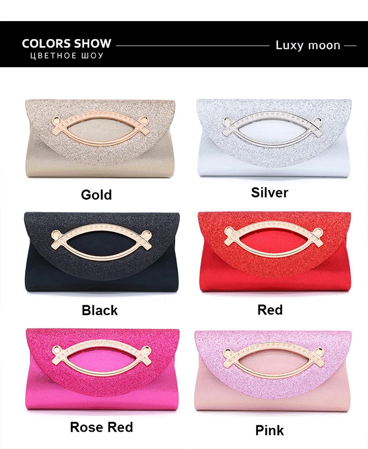 YNSSK Leather Envelope Clutch Purse Available Colors