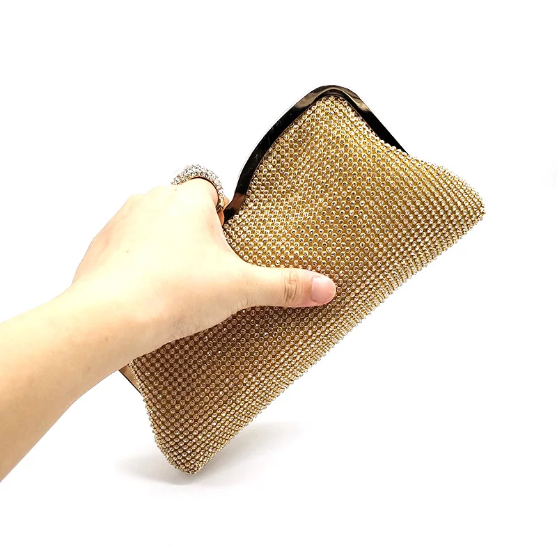 YNSSK Clutch Purse for Wedding in hand