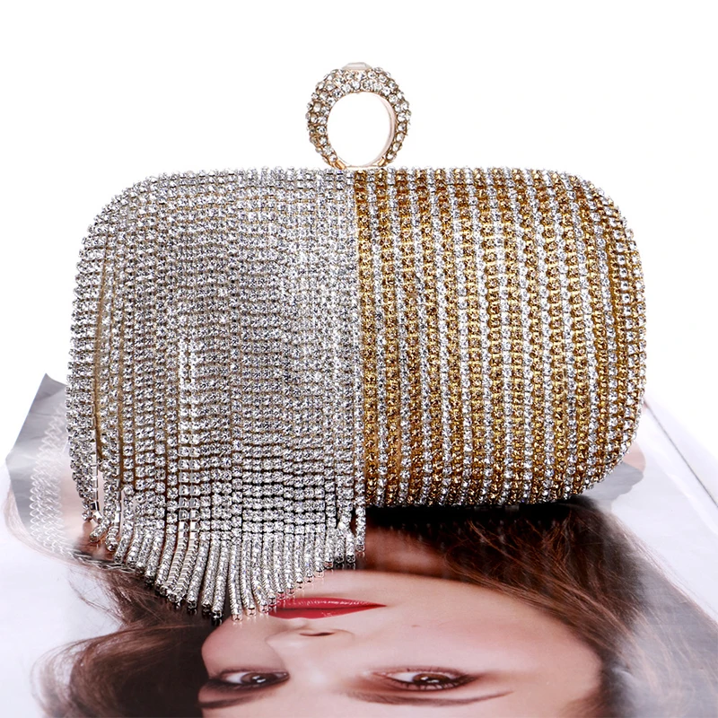 YNSSK Party Wear Hand Purse Front View