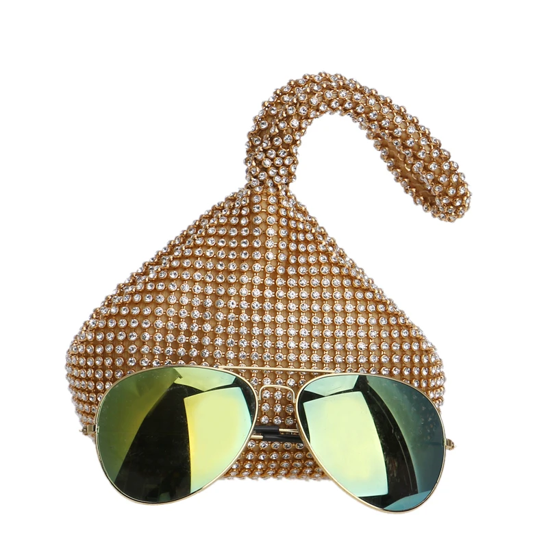 Front view of YNSSK Evening Standard Tote Bag and sunglasses