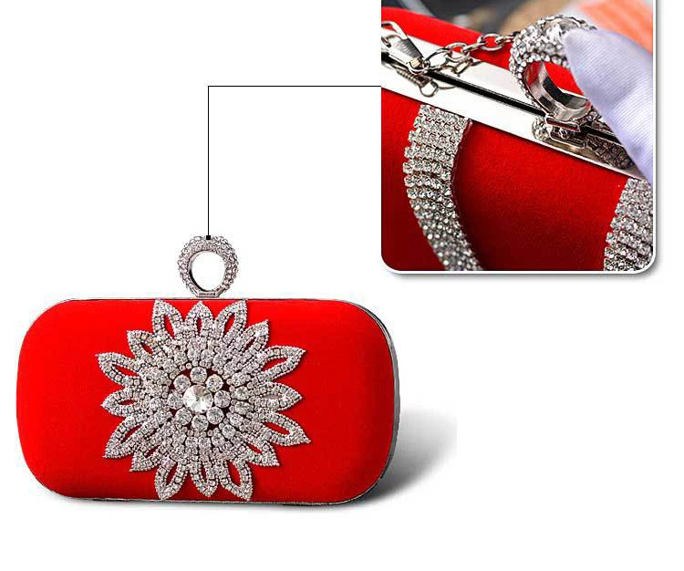 Details of the YNSSK Beaded Flower Evening Bag