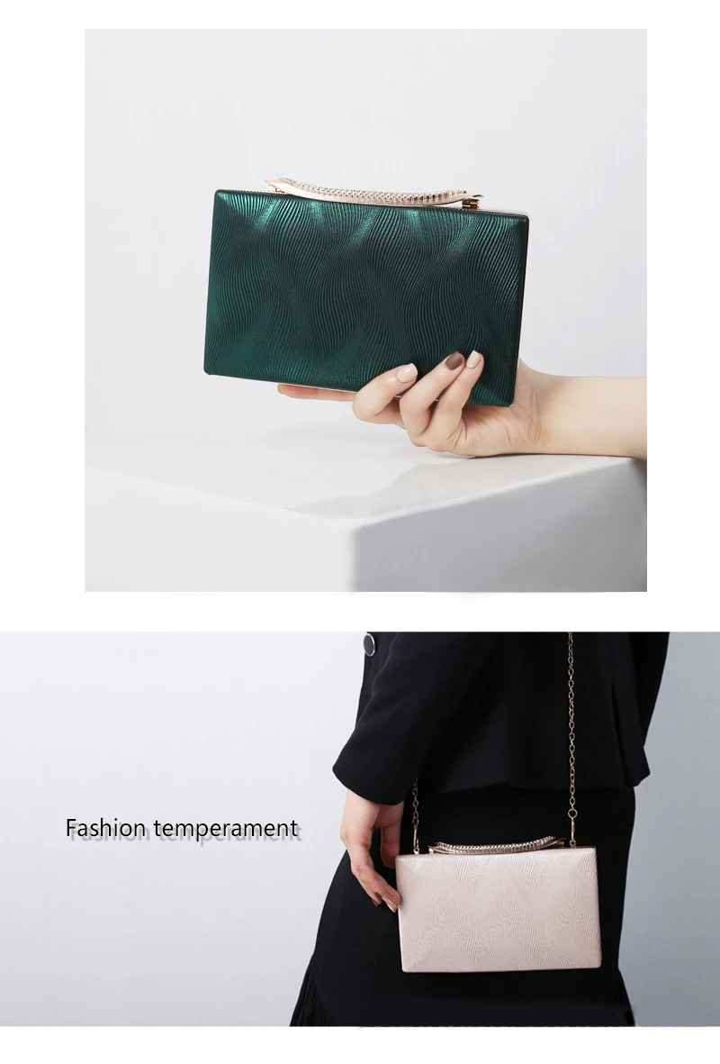 YNSSK PU Leather Clutch Bag Model Show