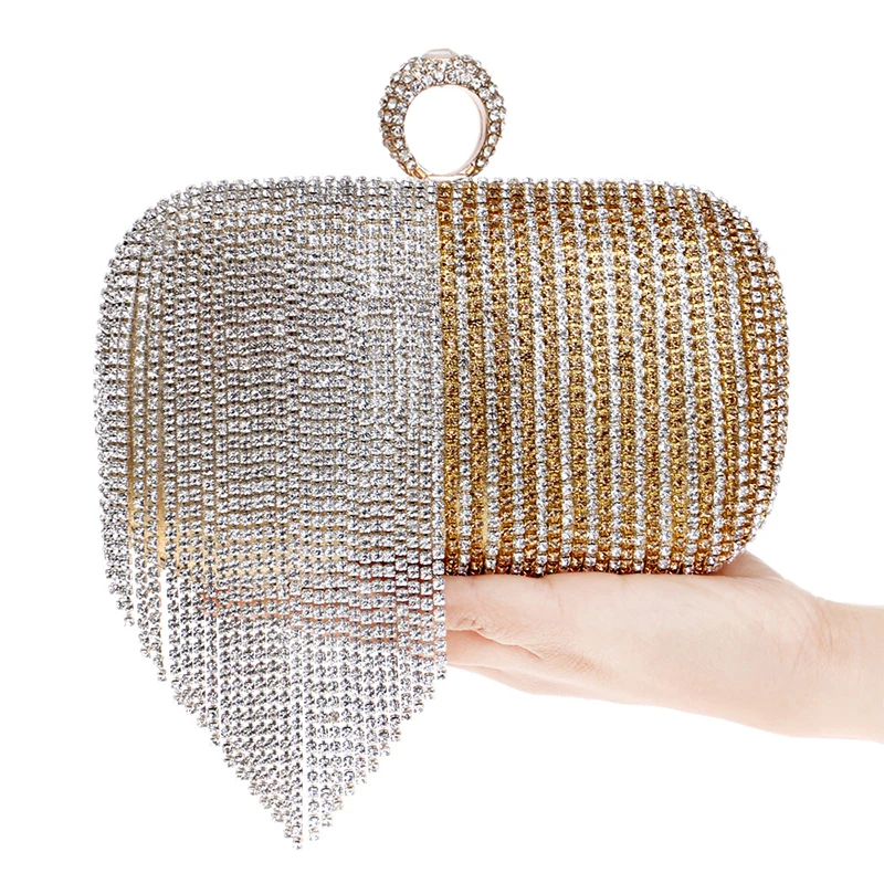 YNSSK Party Wear Hand Purse in hand