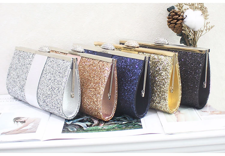 YNSSK Sequin Evening Clutch Bag Available Colors