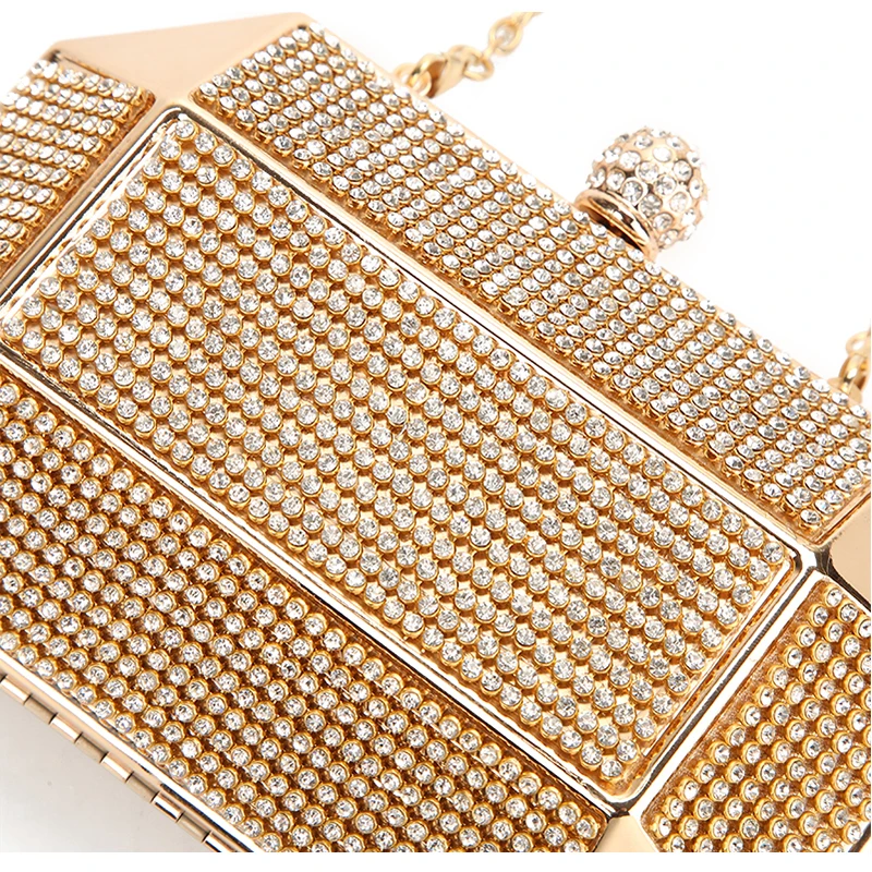 Details of the YNSSK Octagon Hardbox Evening Bag