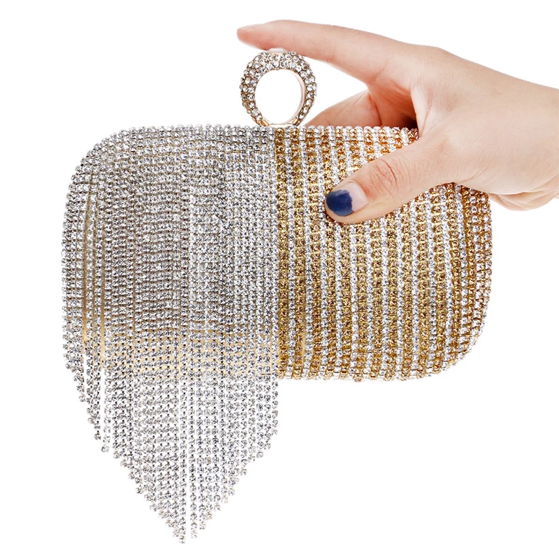 YNSSK Party Wear Hand Purse in hand