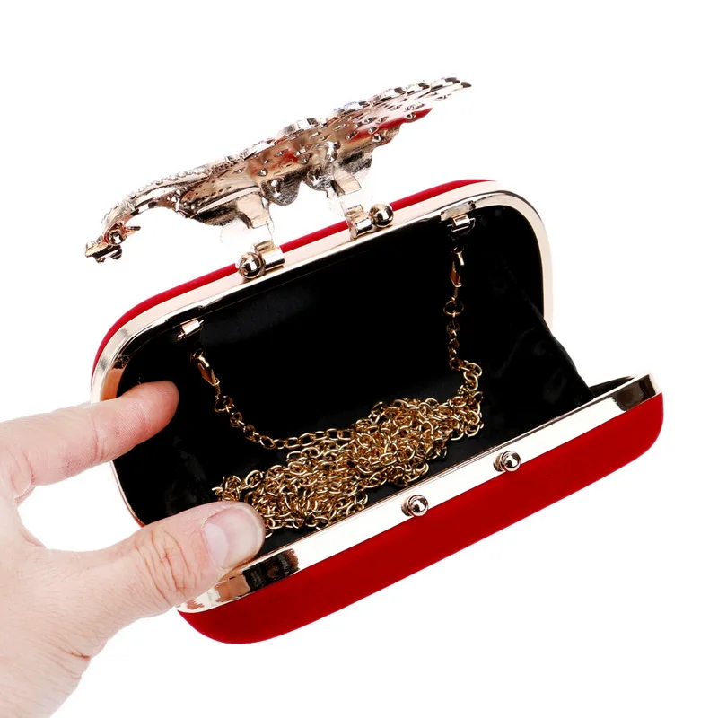 Inside View of YNSSK Square Box Evening Bags