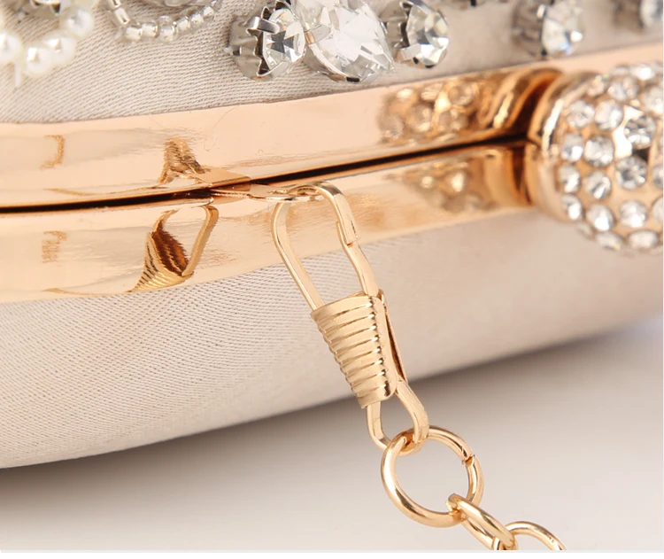 YNSSK Rhinestone Evening Bag Clutch High Quality Buckle
