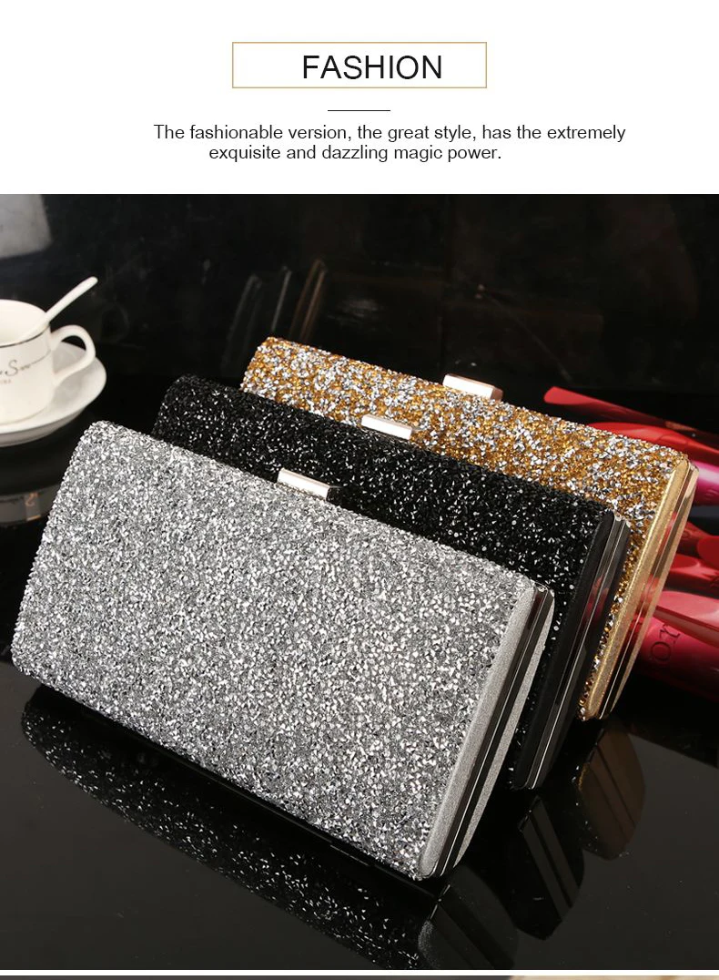 YNSSK Sparkle Clutch Bag Available Colors