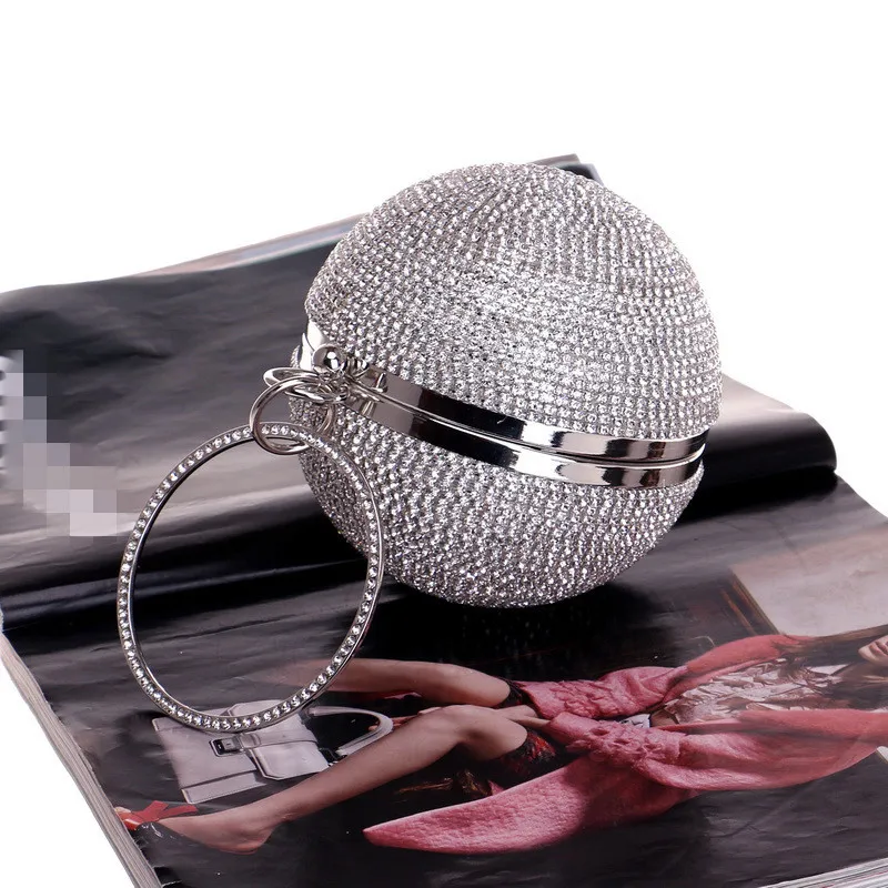YNSSK Evening Bags For Party Silver
