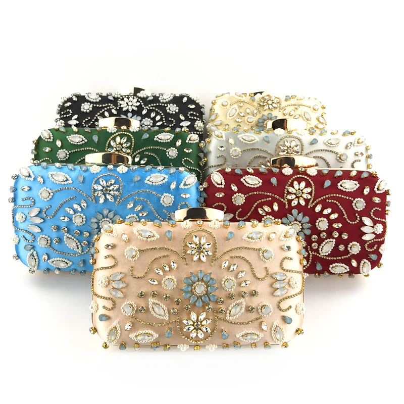 YNSSK Beaded Evening Clutch Purse Available Colors