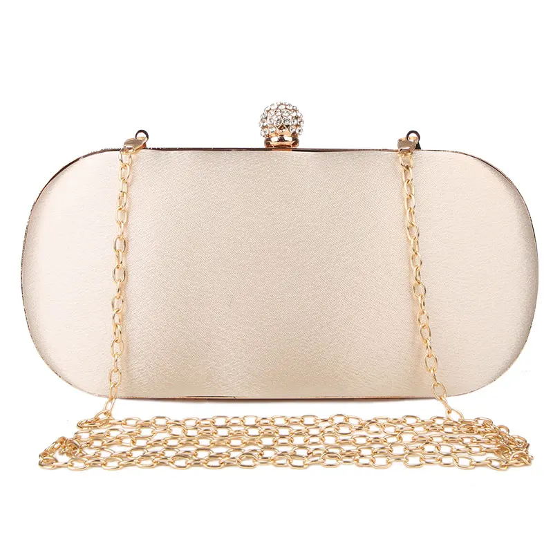 Back View of the YNSSK Embroidered Rhinestone Evening Bag