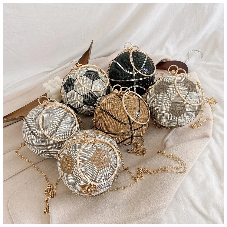 Various Styles of YNSSK Ball-Shaped Rhinestone Evening Bag