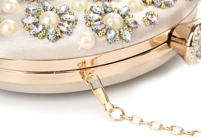 YNSSK Pearl Evening Clutch Bags for Weddings Detail